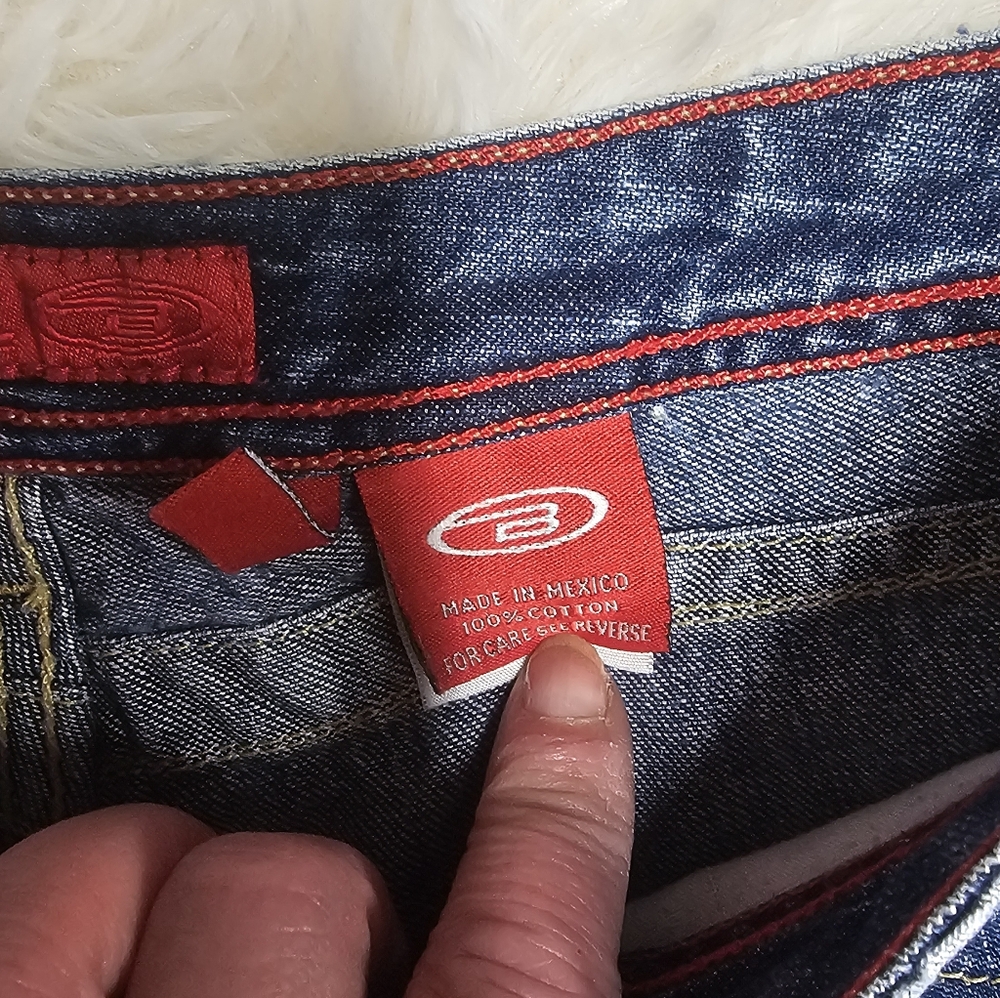 Bongo Vintage Low Rise Y2K Denim Jean Shorts Sz 7 - Picture 4 of 6